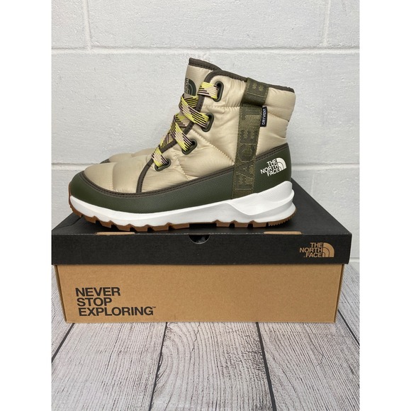 The North Face Thermoball Lace Up‎ Luxe WP Winter Boots Waterproof Women's 10 - Picture 1 of 6